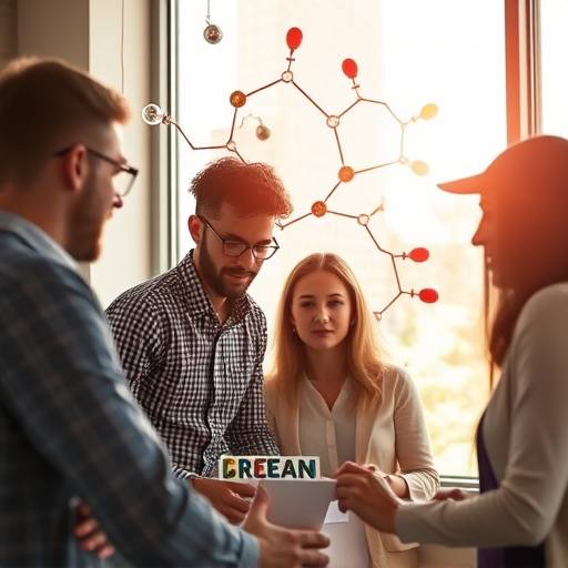 Un gruppo di persone che fanno brainstorming, simbolo di innovazione e sviluppo.