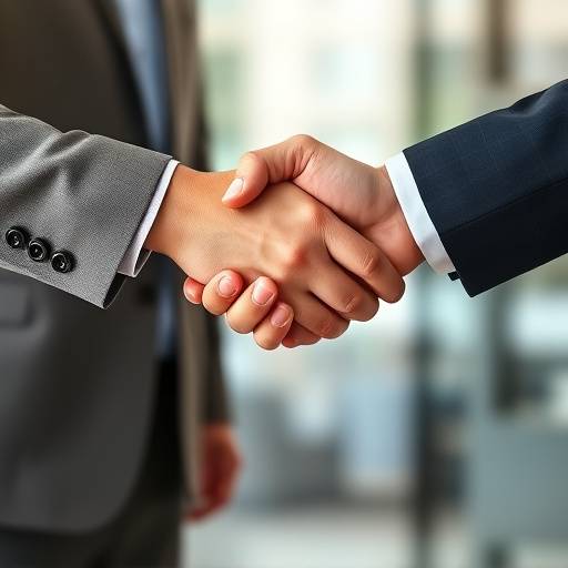 Una stretta di mano che simboleggia la consulenza per fusioni e acquisizioni.